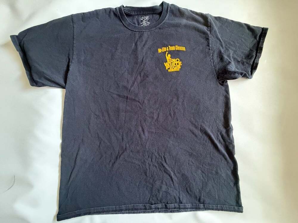 Port and Company T-Shirt L Black Basic Graphic Tee